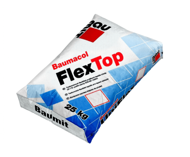 Baumit Baumacol FlexTop. Īpaši elastīga flīžu līme. 25kg